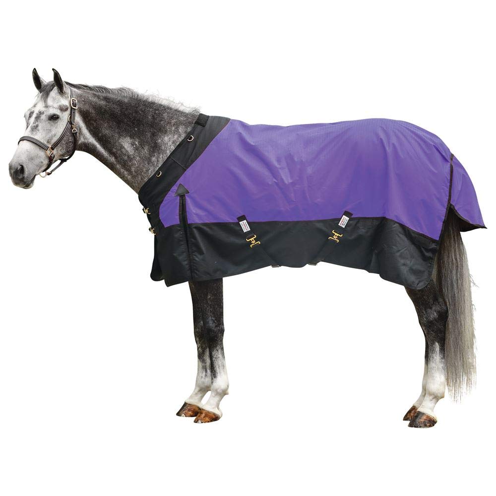 Classic II Surcingle Waterproof Winter Horse Blanket with Contour Collar | 1200D Ripstop Durable Turnout Blanket for Horses | Cold Weather Equestrian Gear for Riding, Training & Stable Use