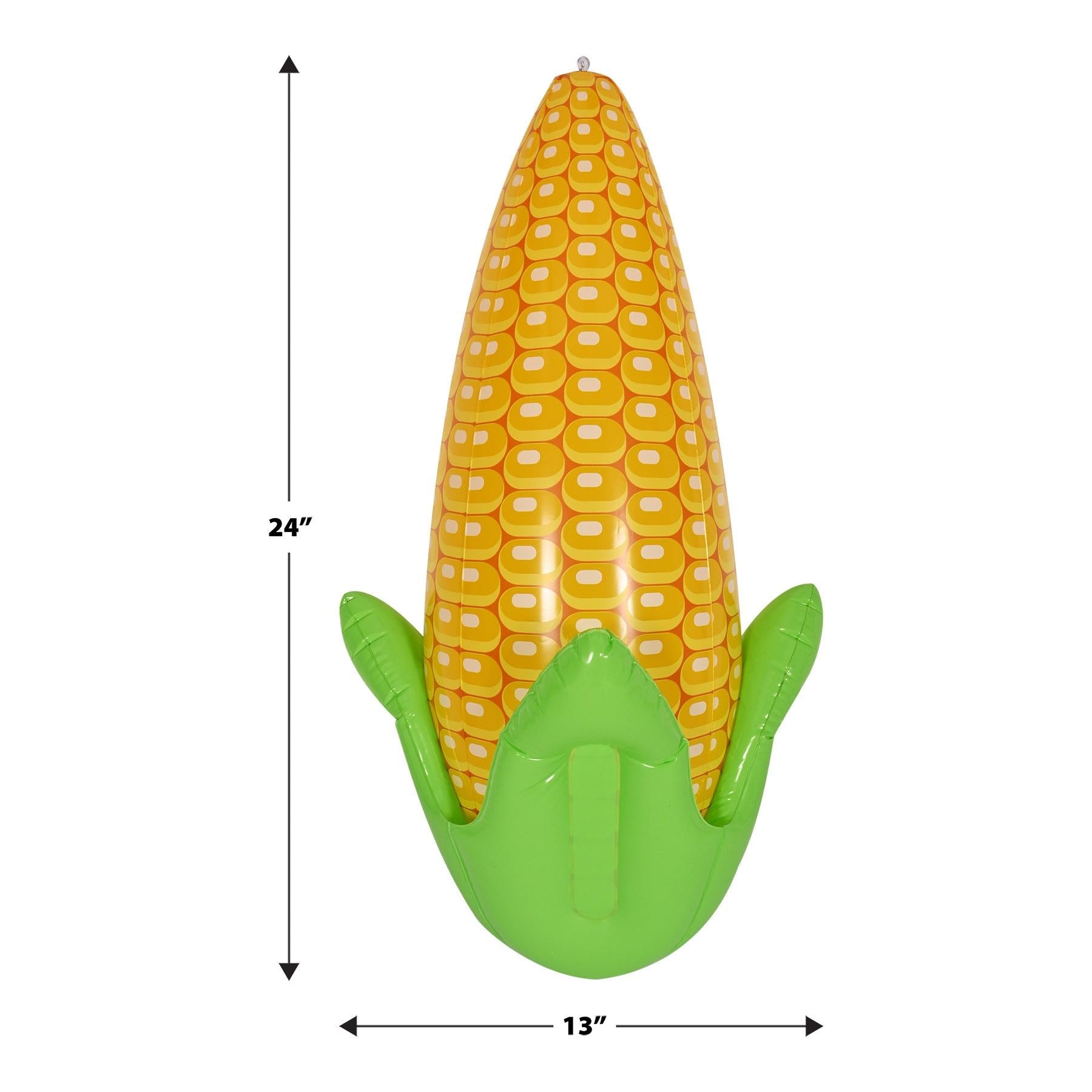 12 Pack Beistle Inflatable Corn Cob Decorations - Fun Thanksgiving Party Supplies for Home, Yard & Outdoor Decor