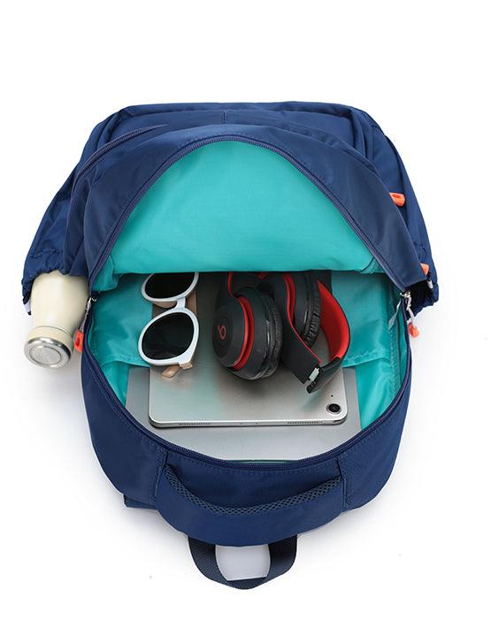 Tosca TCA972 Kids Backpack for School, Travel & Daily Use - Navy Blue Waterproof Lightweight Bookbag for Boys & Girls - Perfect for Kindergarten, Elementary & Outdoor Adventures