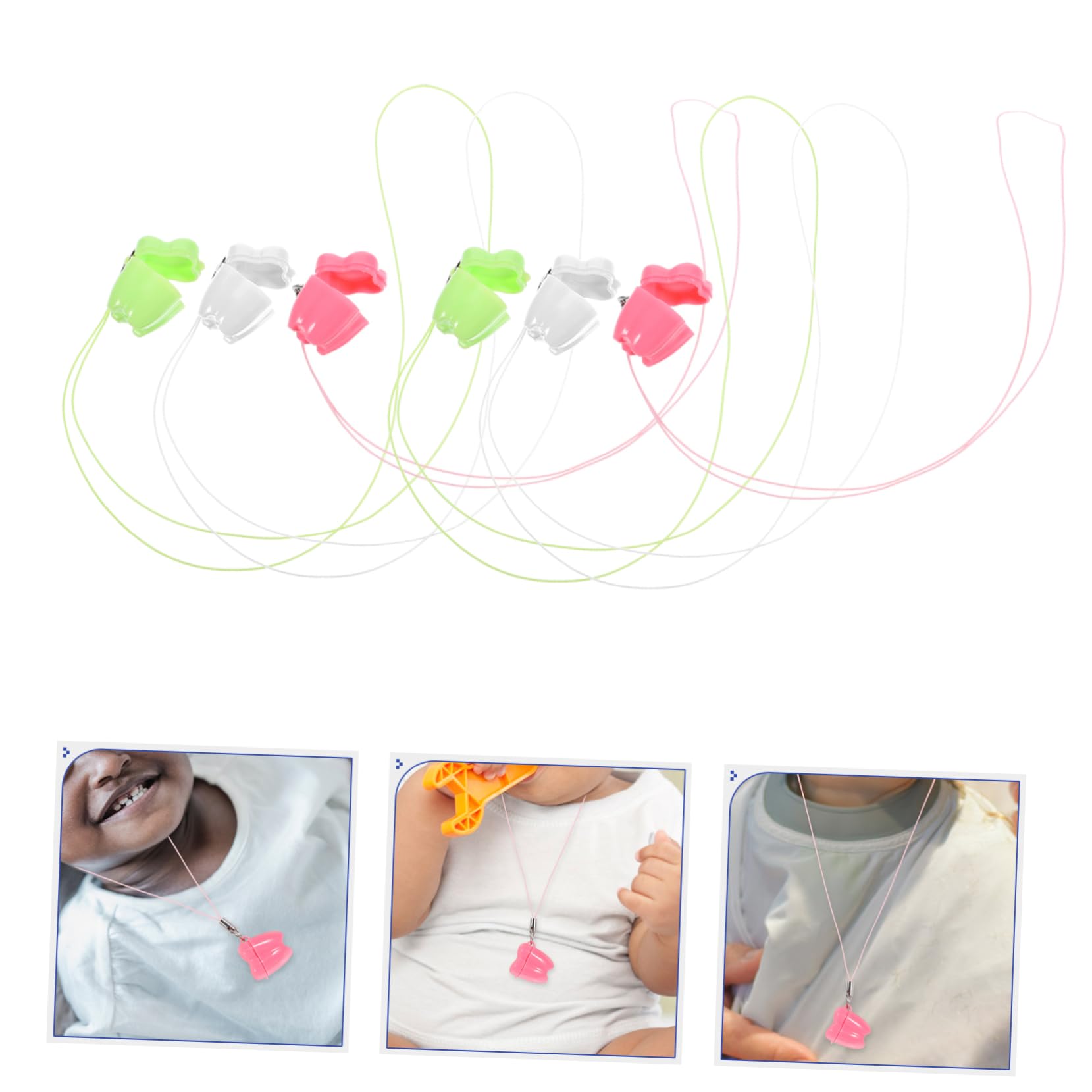 HEMOTON 30-Pack Dental Tooth Storage Box - Lost Teeth Saver, Tooth Holder & Necklace for Kids - BPA-Free PP Plastic - Perfect for Tooth Fairy Gifts, Baby Teeth Keepsake, and School Projects