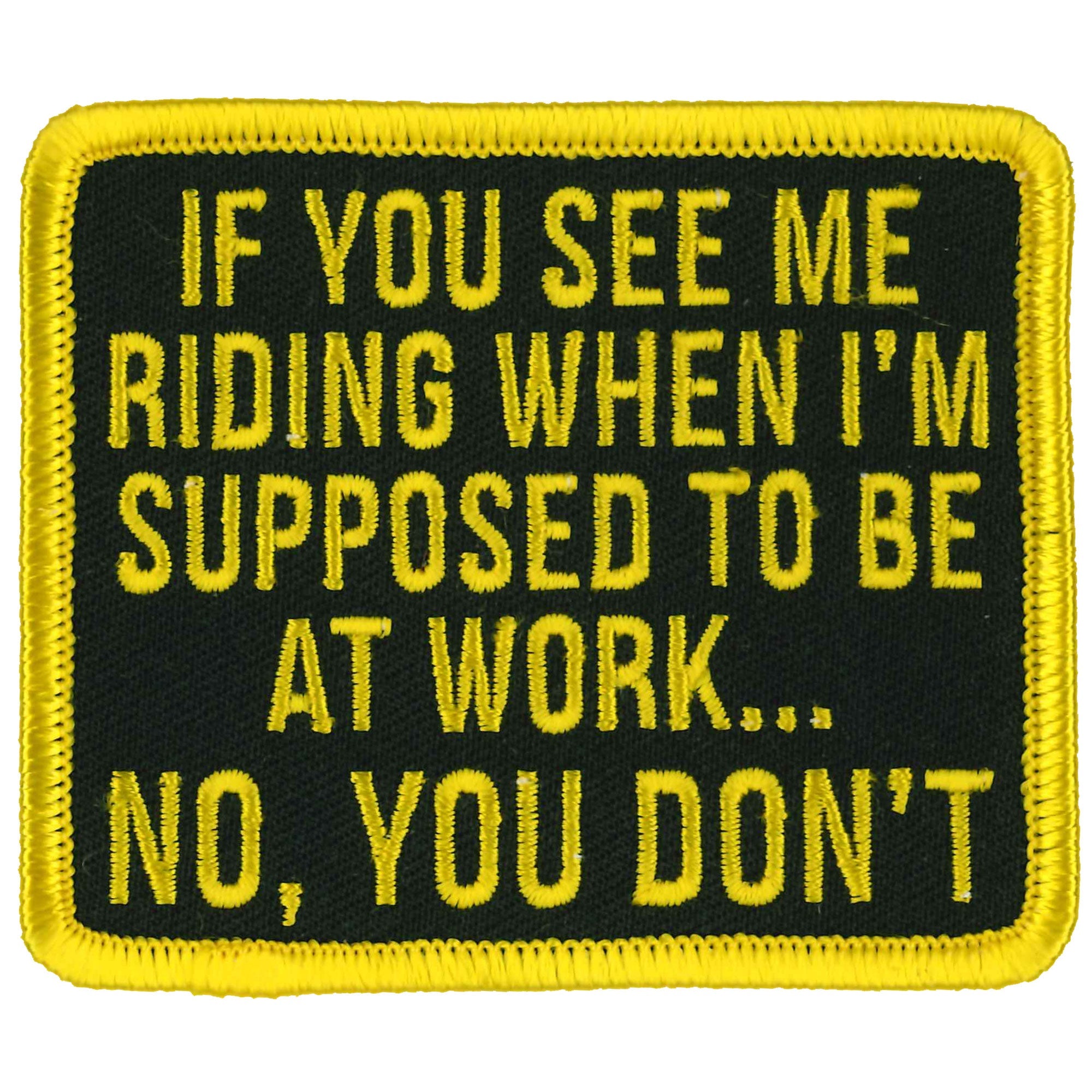 Funny Bicycle Riding Patch - Embroidered Iron-On Applique for Cycling Jackets, Backpacks & DIY Crafts | Perfect for Cyclists, Bike Enthusiasts & Outdoor Adventures