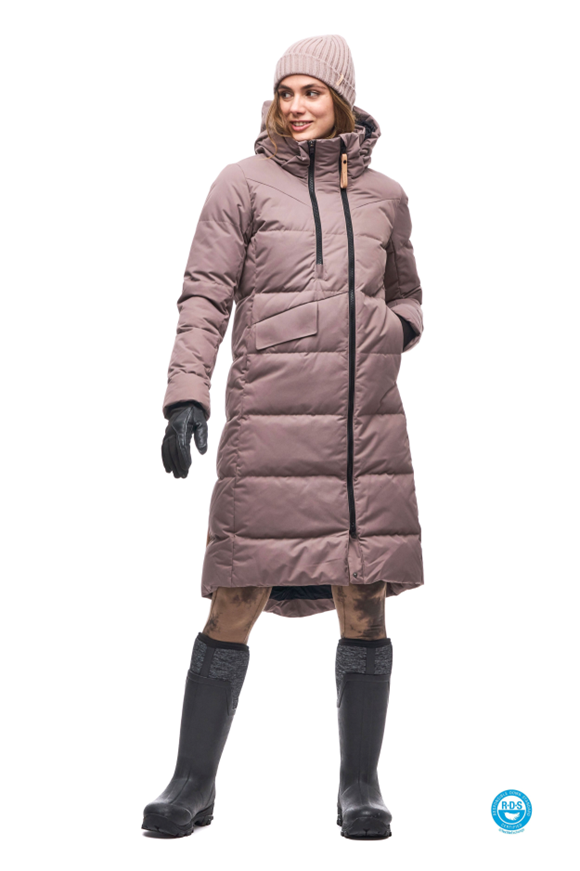 Indyeva Maco RDS Coat for Women - Waterproof Winter Jacket with Hood, Lightweight Warm Puffer Coat - Perfect for Snow, Hiking, and Outdoor Activities