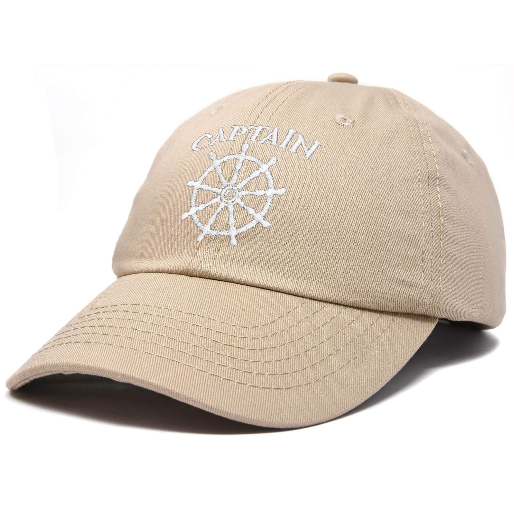 DALIX Captain Hat - Sailor Baseball Cap for Men & Women - Navy Blue Boating & Sailing Accessory - Perfect for Nautical Events, Costumes, and Outdoor Activities