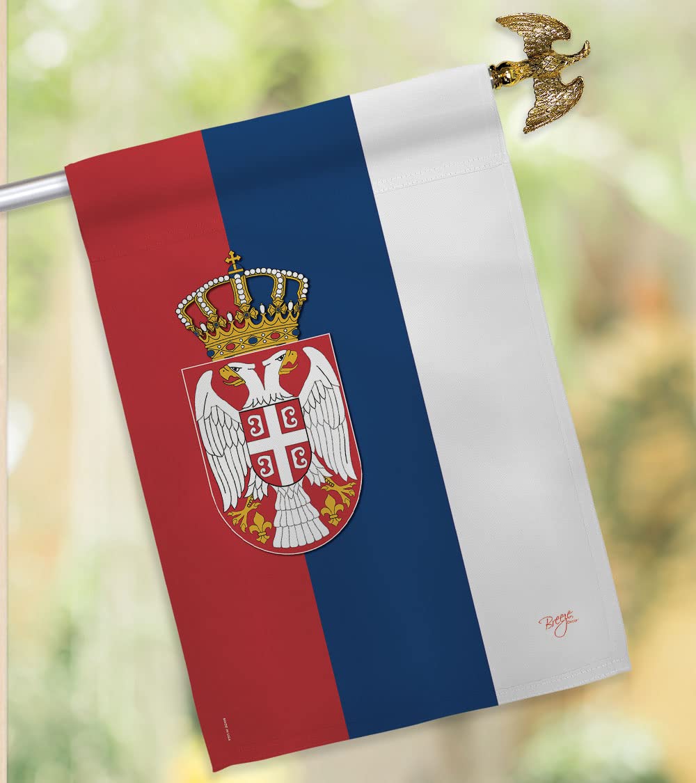 Serbia Nationality Decorative Flag 28