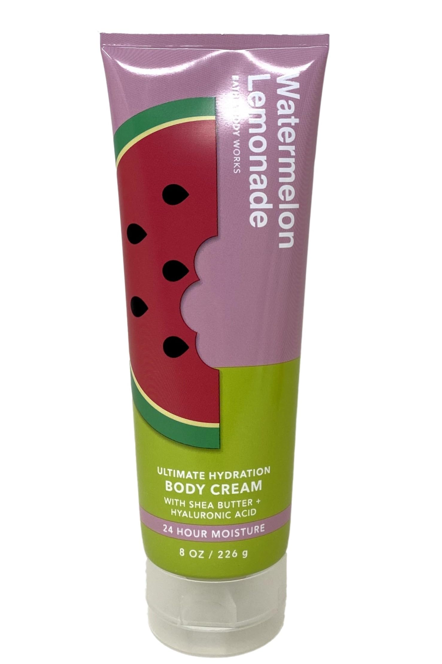 Watermelon Lemonade Hydrating Body Cream 2-Pack (8 oz Each) - Ultra Moisturizing for Dry Skin, Summer Care & Daily Use
