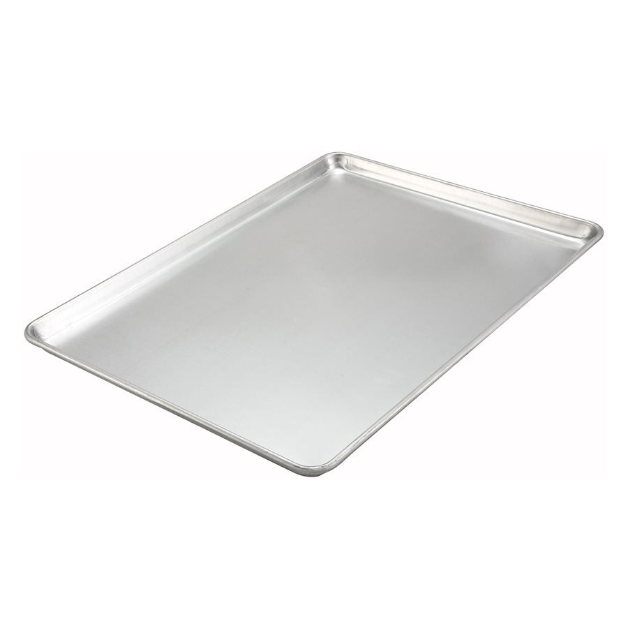 Winco Full Size Aluminum Sheet Pan 18x26 Inches - Commercial Grade Baking Sheet for Cookies, Roasting, and Restaurant Use
