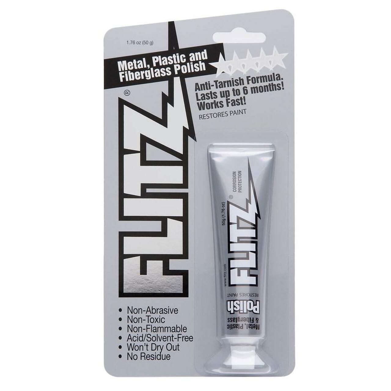 Flitz Metal Polish & Cleaner - Restores Shine on Stainless Steel, Aluminum, Fiberglass, Plastic & Painted Surfaces | Perfect for Cars, Boats, Jewelry & Household Items