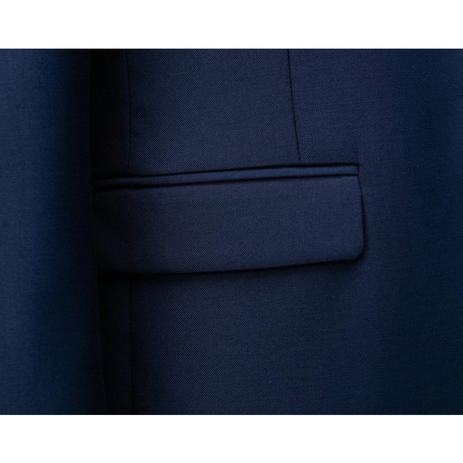 Men's Casual Single Breasted Blazer Jacket for Wedding & Business - Black