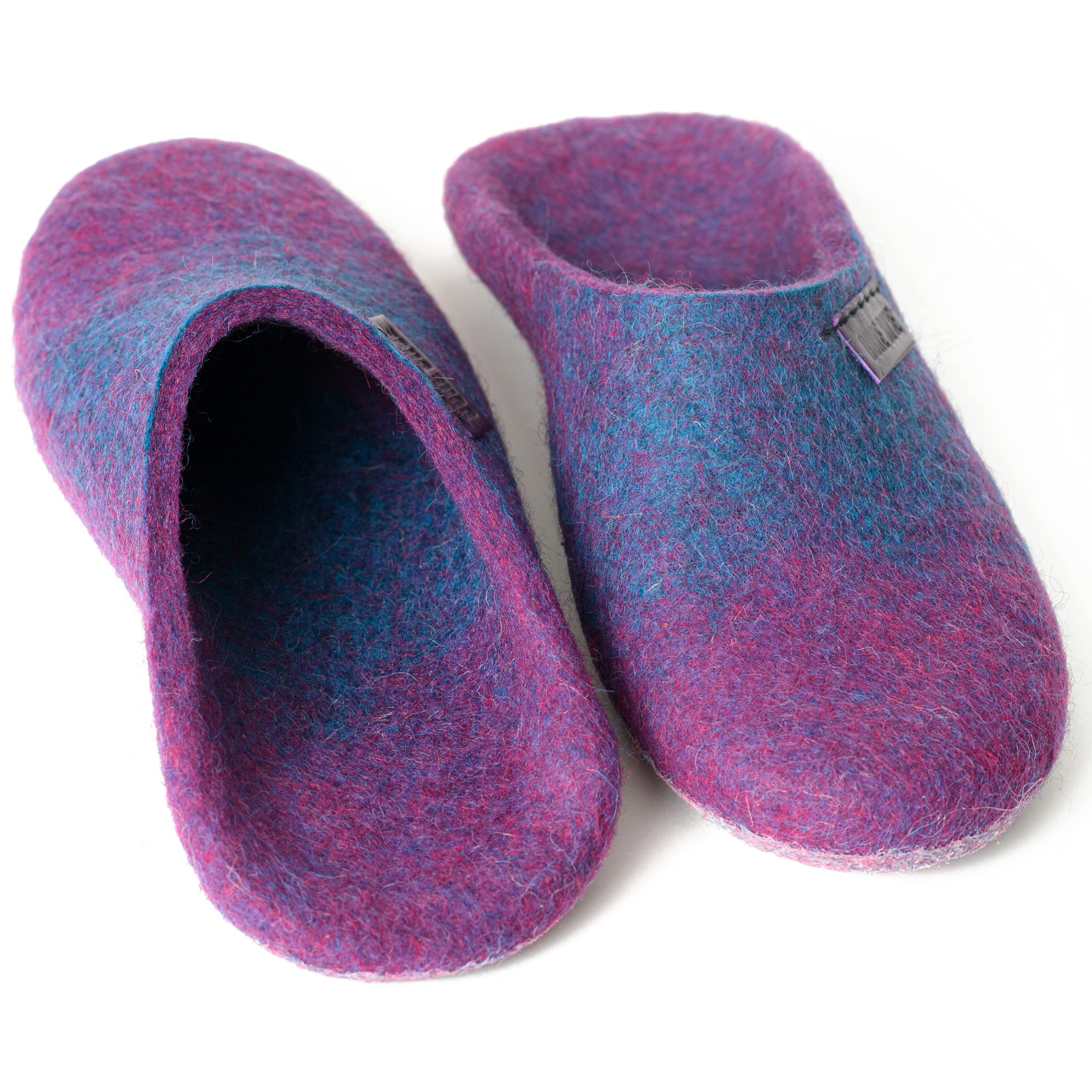 Cozy Felted Wool Slippers for Women - Non-Slip Indoor/Outdoor House Shoes - Perfect Mothers Day Gift for Her - Ideal for Home, Office & Relaxation