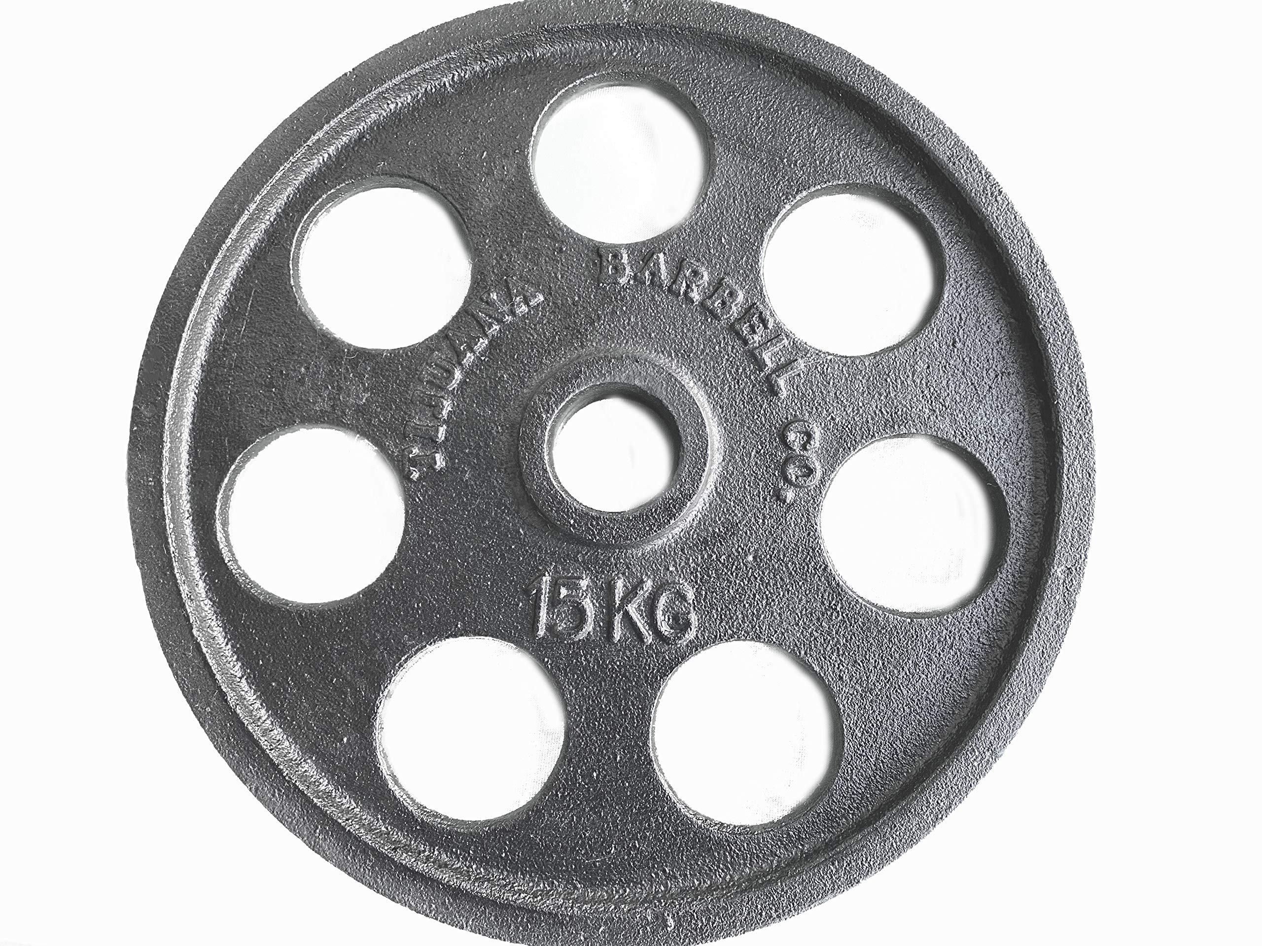 Tijuana Barbell Co. Olympic Weight Set - 2-Inch Revolver Plates for Strength Training | Perfect for Home Gym & CrossFit Workouts
