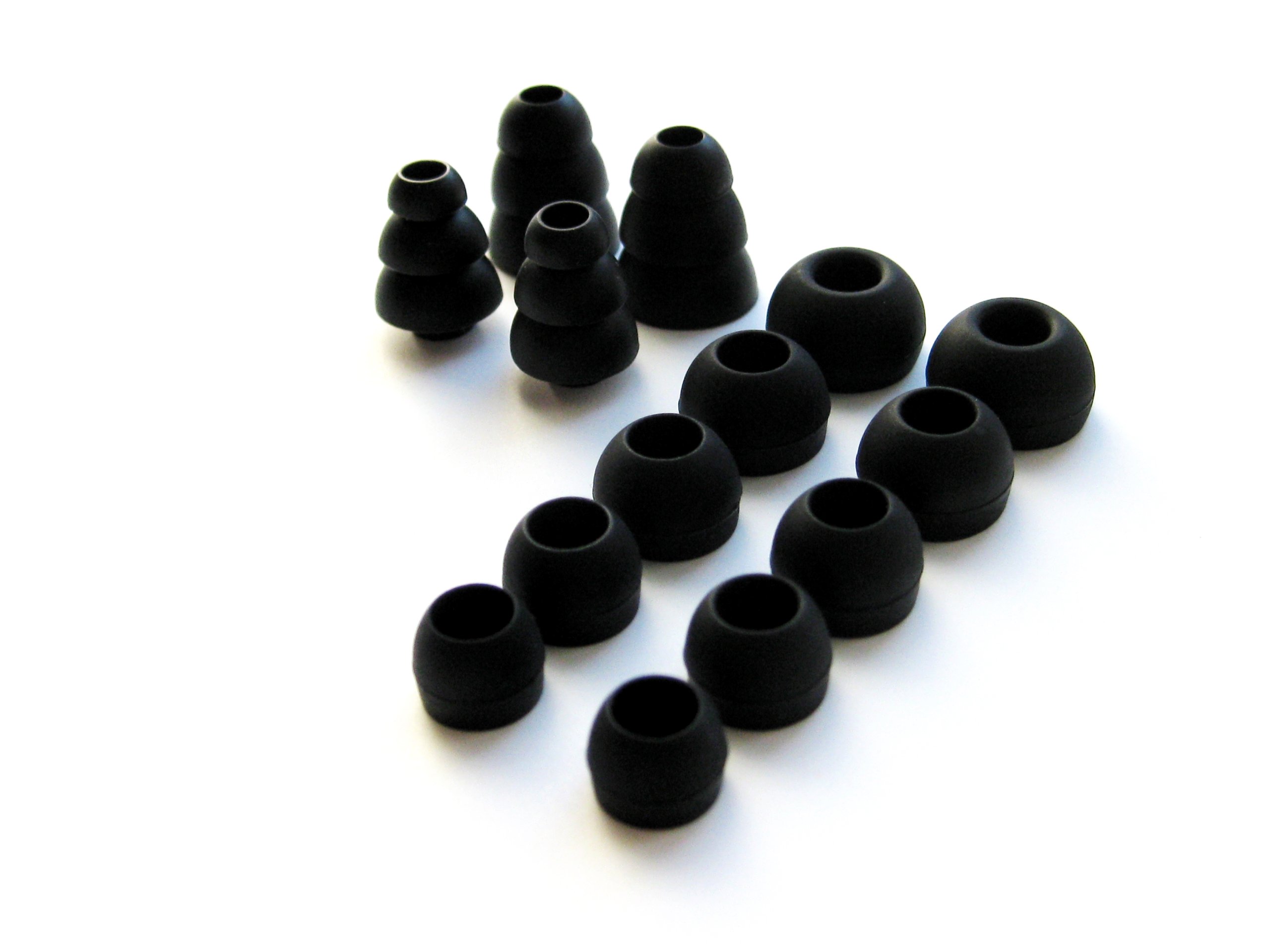 Premium Black Replacement Ear Tips for Monster Powerbeats - Soft Comfort Eargels for Secure Fit & Noise Isolation - Ideal for Workouts, Running & Active Lifestyles