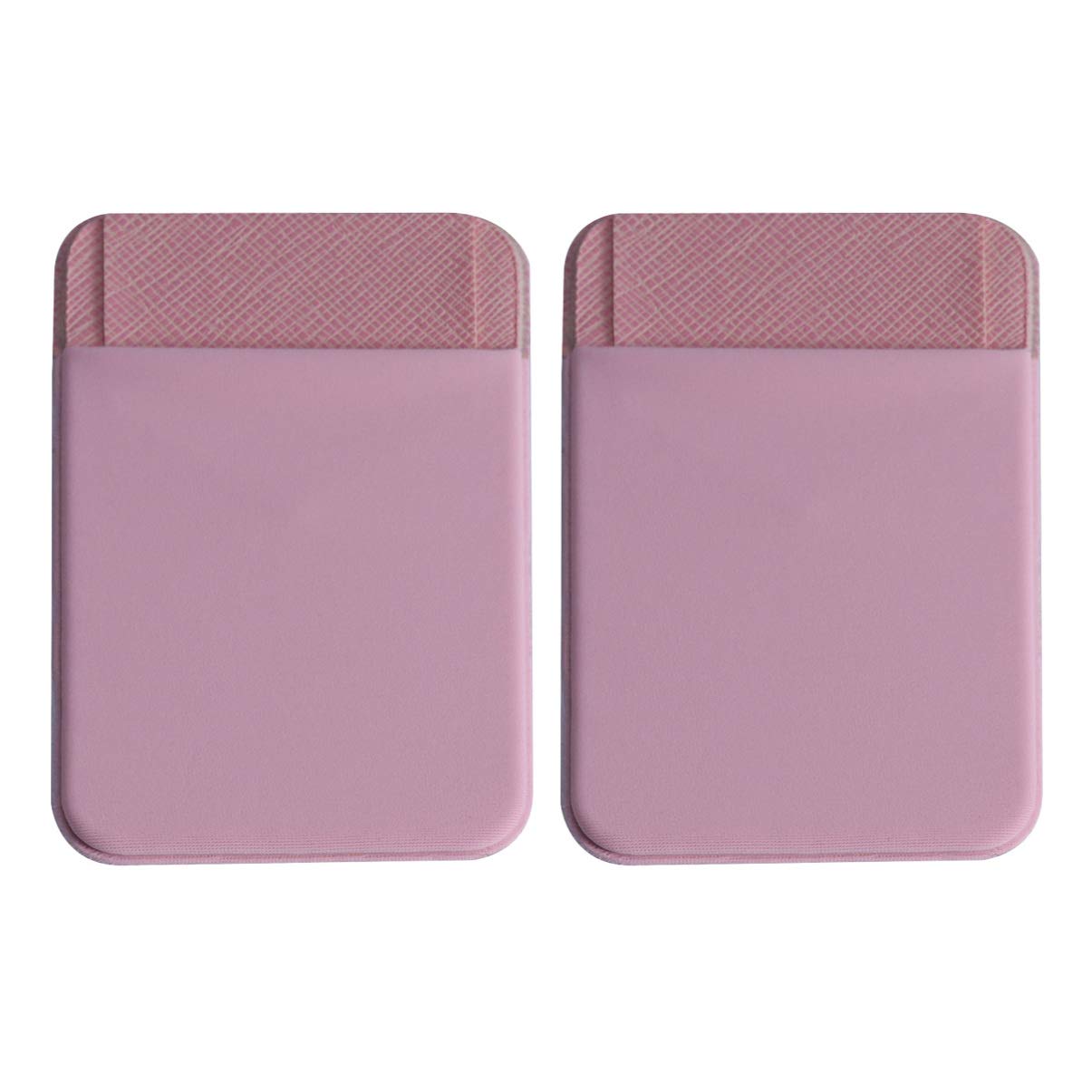 2 Pack Adhesive Phone Wallet - Slim Card Holder for iPhone, Samsung & Smartphones - Stick-on Wallet for Cash, Cards & ID - Perfect for Travel, Gym & Everyday Use
