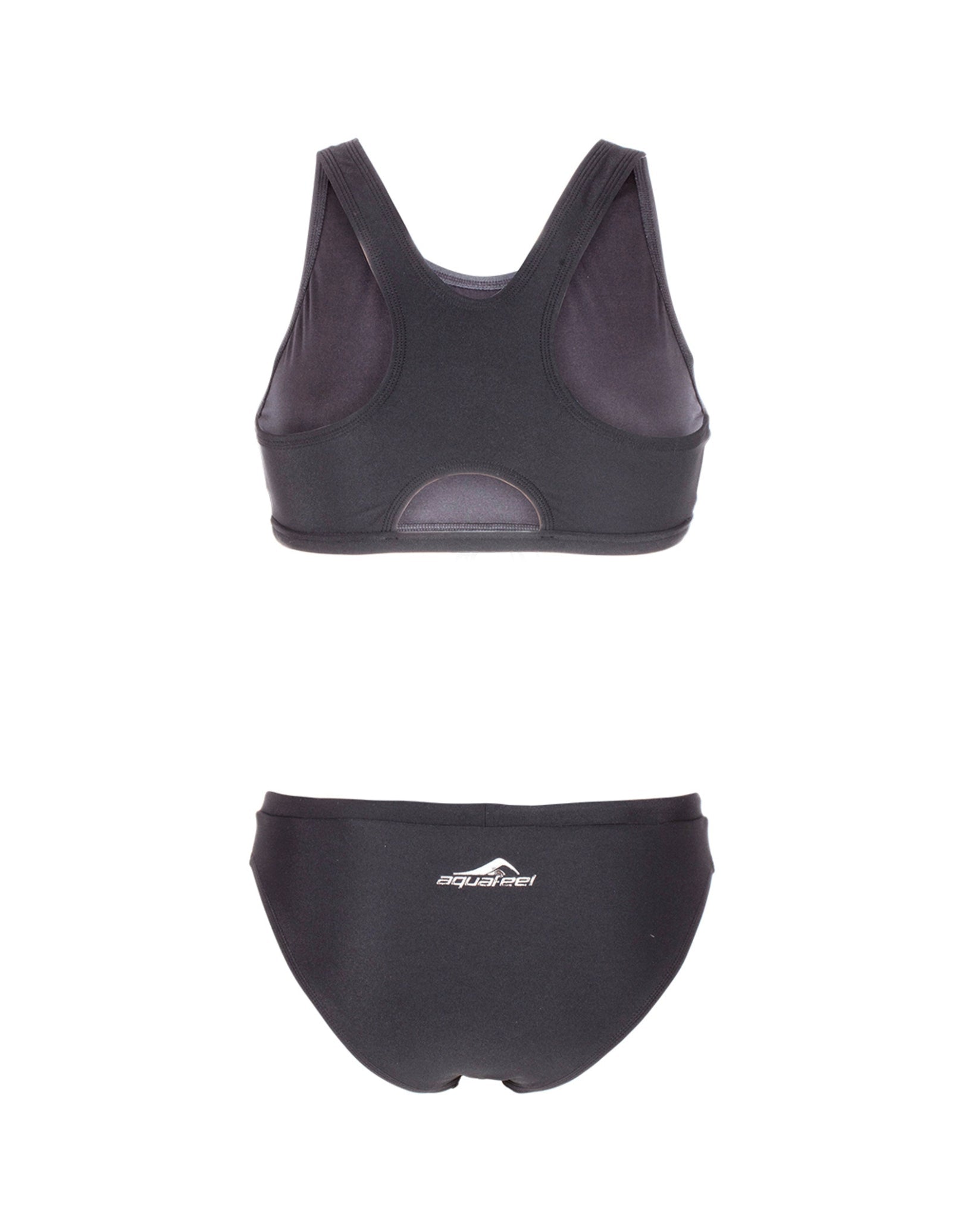 Women's Black Racerback Bikini Set - Sexy Two Piece Swimwear for Beach, Pool & Summer Vacation