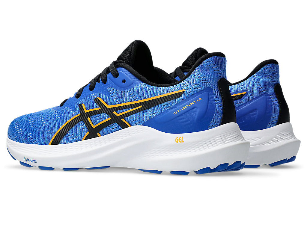ASICS GT 2000 12 GS Kids Running Shoes - Illusion Blue/Black | Lightweight Athletic Sneakers for Boys & Girls | Perfect for School, Sports & Daily Activities
