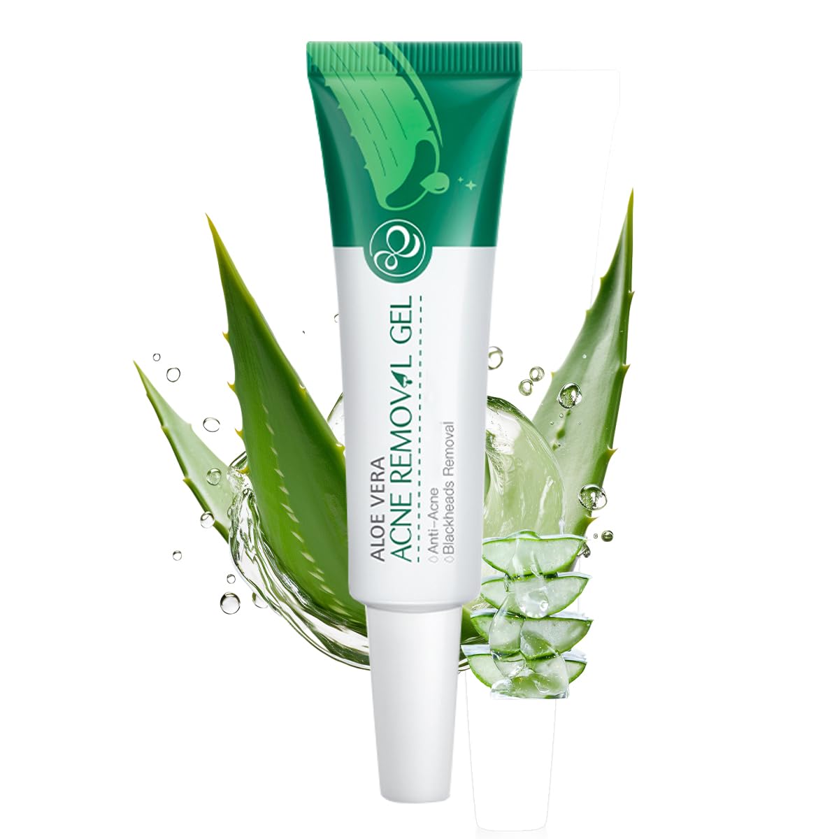 Organic Aloe Vera Gel for Face & Body - 100% Pure Fresh Aloe Gel for Deep Hydration, Sunburn Relief, Acne Treatment & Skin Firming | Soothes Dry Skin, Post-Sun Care & Daily Moisturizing