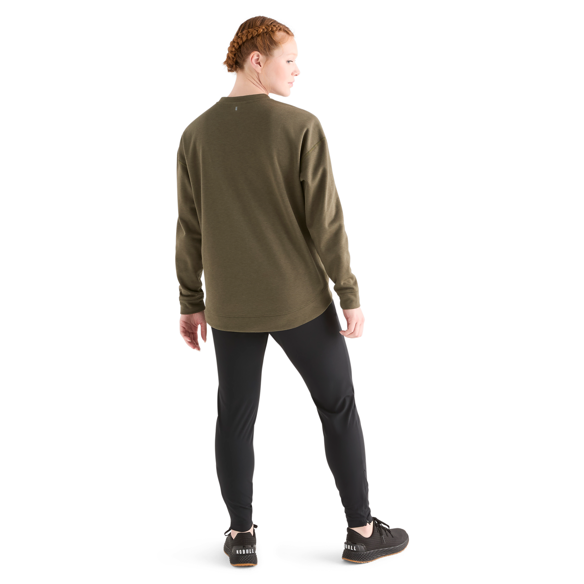 NOBULL Women's Crew Sweatshirt - Comfortable Cotton Pullover for Workouts & Casual Wear - Perfect for Gym, Running & Everyday Style