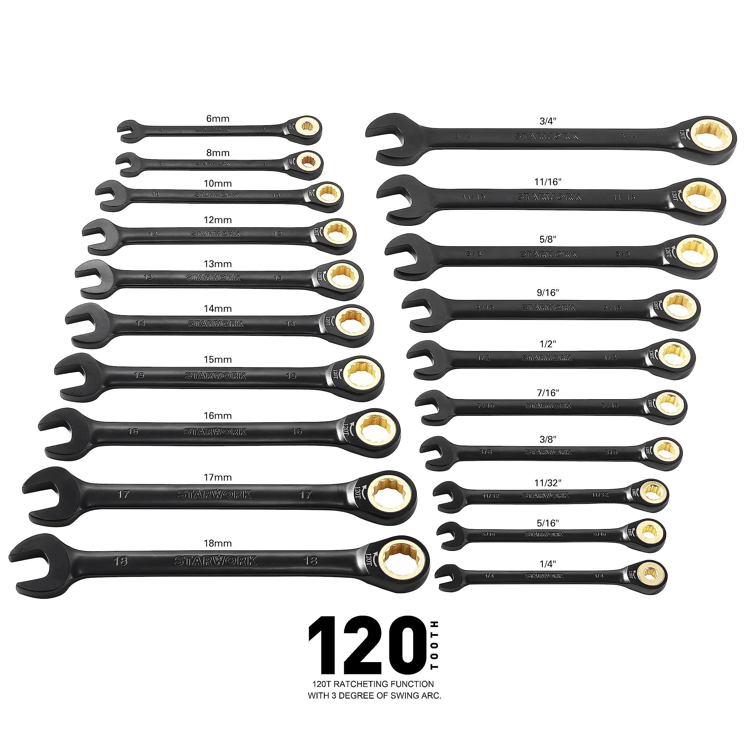 TRUE MECHANIC 303-Piece Professional Mechanics Tool Set with 120T Ratcheting Wrench - SAE & Metric Sizes for Auto Repair, Home Improvement & DIY Projects