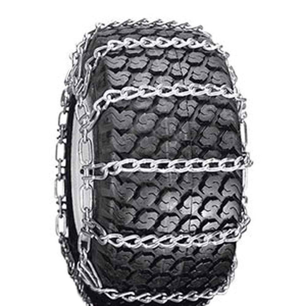 Premium 2-Link Tire Chains - Universal Fit for Most Vehicles & Models | Durable Aftermarket Snow Chains for Winter Driving Safety