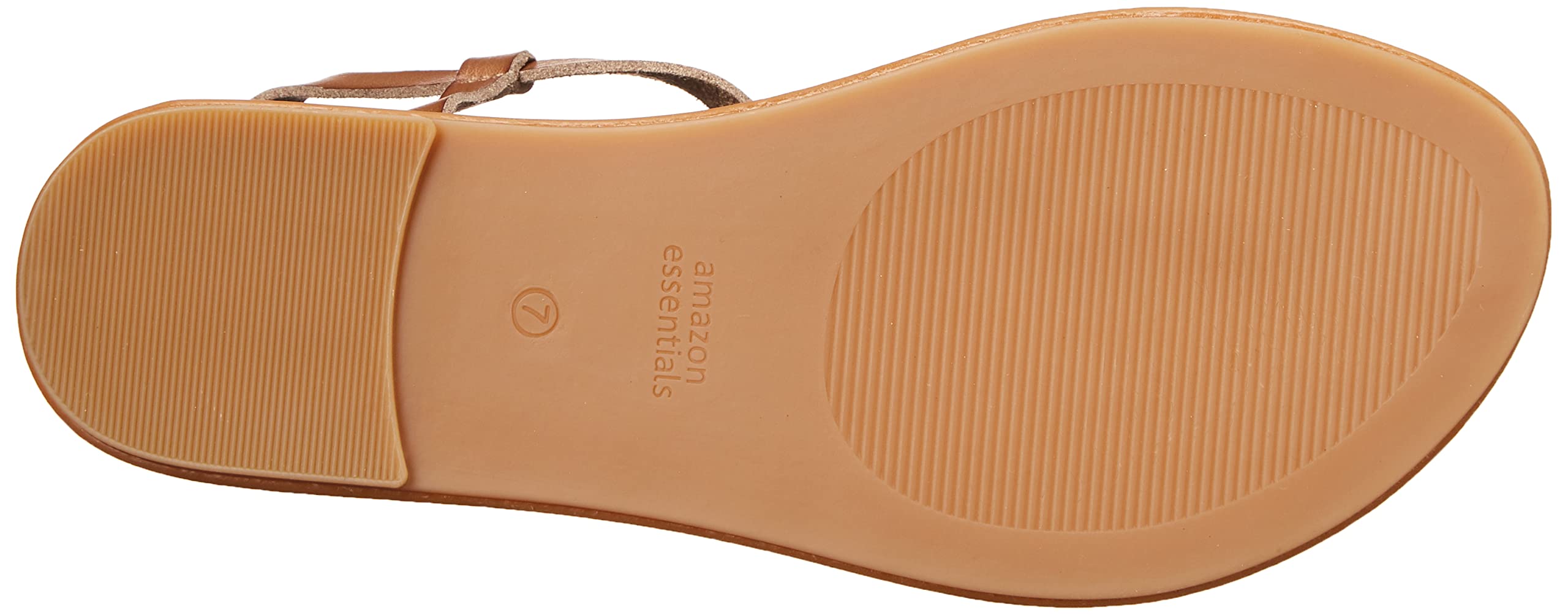 Amazon Essentials Women's Casual Thong Sandal with Adjustable Ankle Strap - Comfortable Summer Flip Flops for Beach, Pool, and Outdoor Wear
