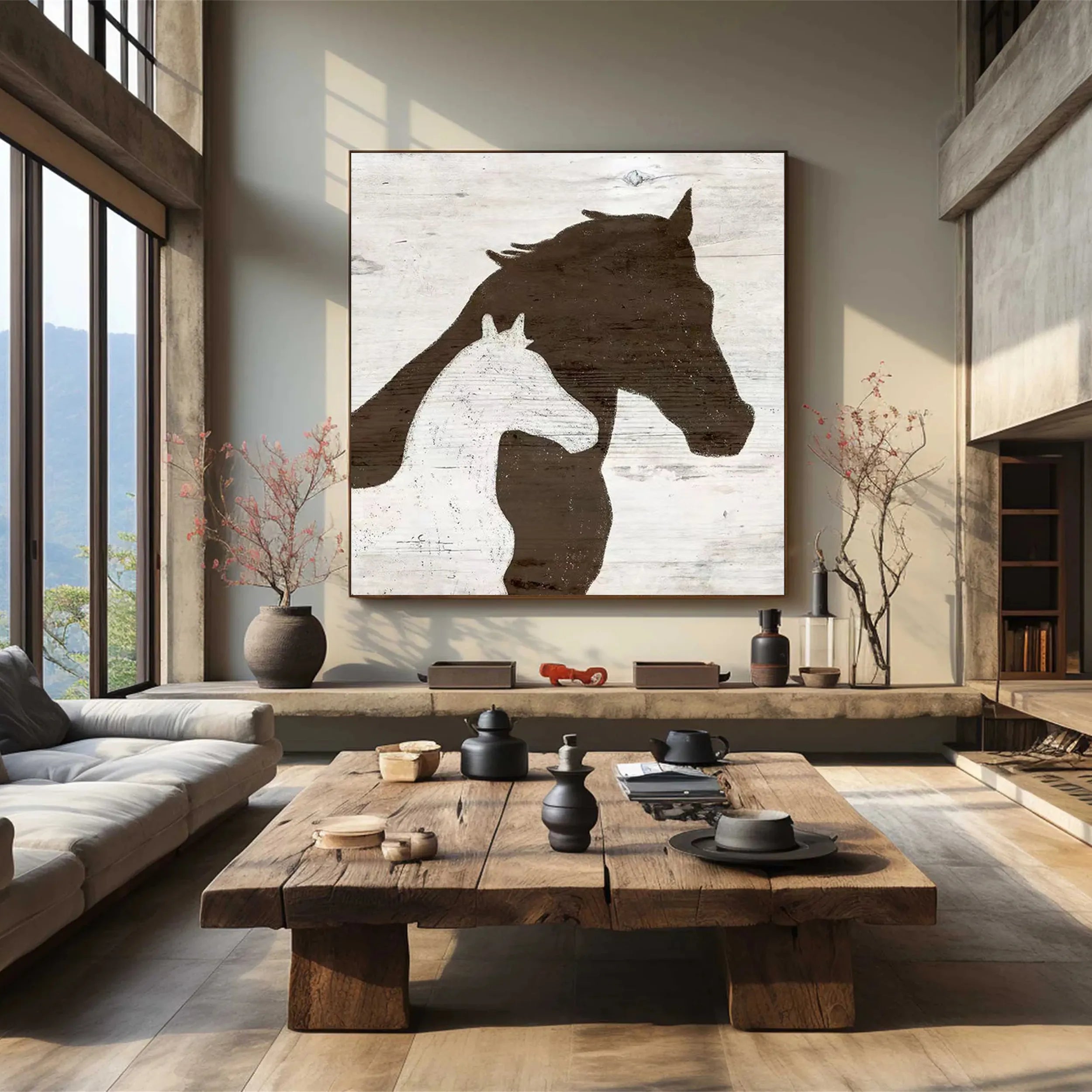 Animal Art Painting #AP028 - Handmade Canvas Wall Decor for Living Room, Bedroom & Office | Wildlife & Nature Inspired Artwork