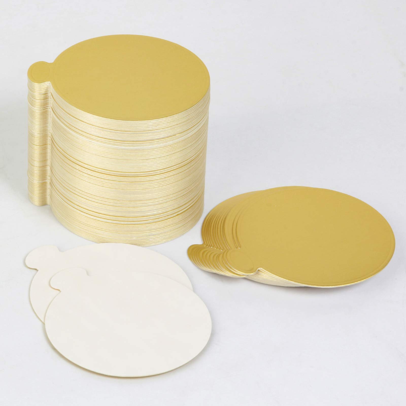 Hanmir 10-Inch Round Cake Base - Sturdy Cardboard Cake Boards for Professional Cake Decorating, Baking & Dessert Displays - Perfect for Birthday, Wedding & Party Cakes