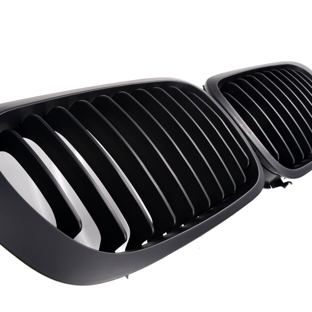 Matte Black Kidney Grille for BMW E46 325Ci 330Ci (1999-2002) - 2-Door Coupe Replacement - Enhances Front Styling & Custom Look