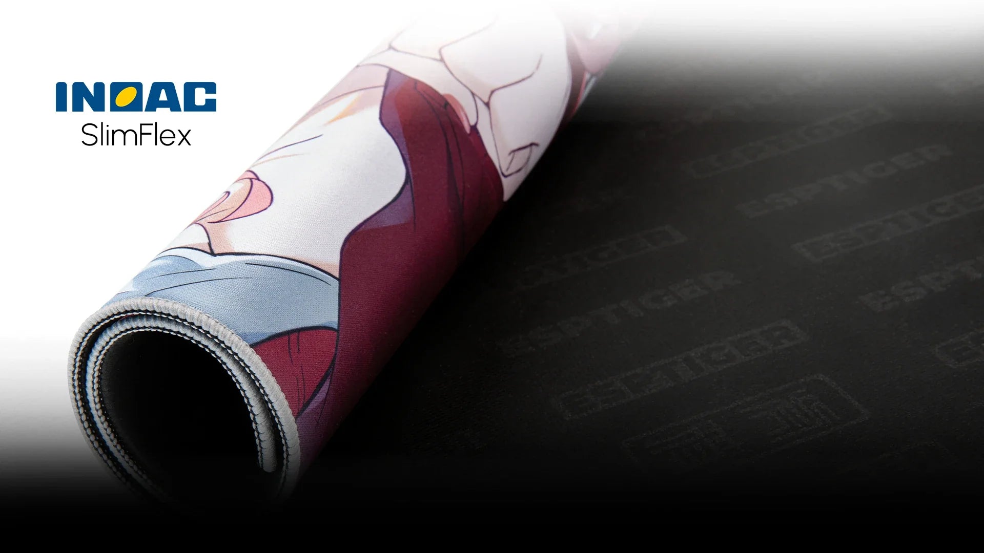 Esports Tiger x MoonDrop Neon V2 Gaming Mouse Pad - Ultra Smooth Surface for FPS, MOBA & eSports - Perfect for PC, Laptop & Office Use
