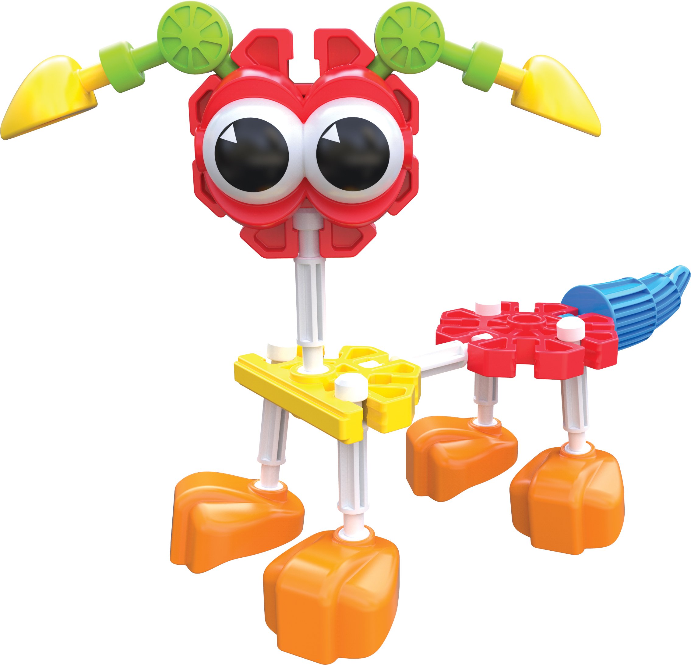 K'Nex Kid 85700 30 Model Zoo Friends Building Set - 55-Piece Educational Construction Toy for Boys & Girls Ages 3+ | STEM Learning, Creative Play & Animal-Themed Building Fun | Perfect for Preschool Playtime, Birthday Gifts & Classroom Activities