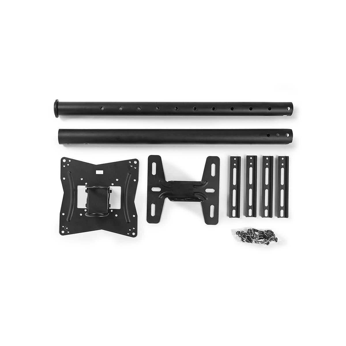 Adjustable Swivel & Tilt TV Ceiling Mount Bracket for 26-42 Inch Screens, Max 20kg Load - Perfect for Living Rooms, Bedrooms & Home Theaters