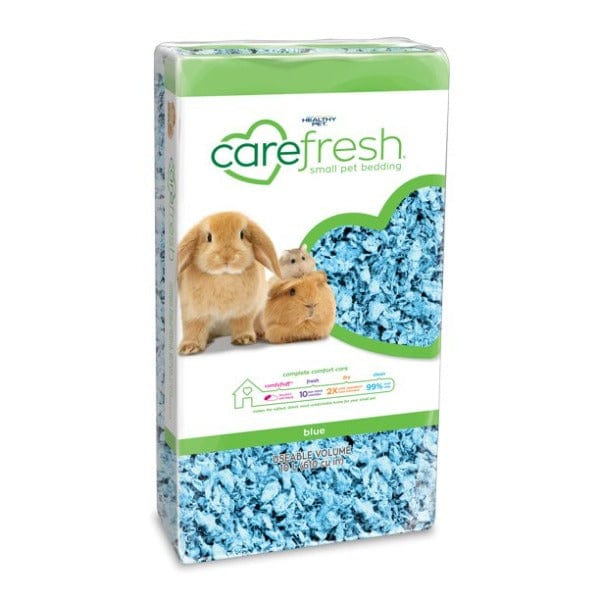 CareFresh Blue Small Animal Bedding - Ultra Absorbent & Odor Control for Hamsters, Rabbits, Guinea Pigs - Perfect for Cages, Hutches & Pet Habitats