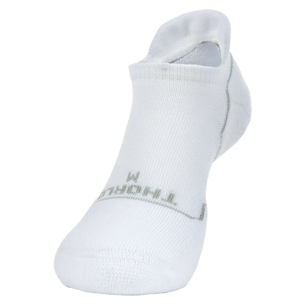 Breathable Light Cushion No Show Tab Pickleball Socks - White - Perfect for Pickleball, Tennis & Running - Comfortable Athletic Socks for Men & Women