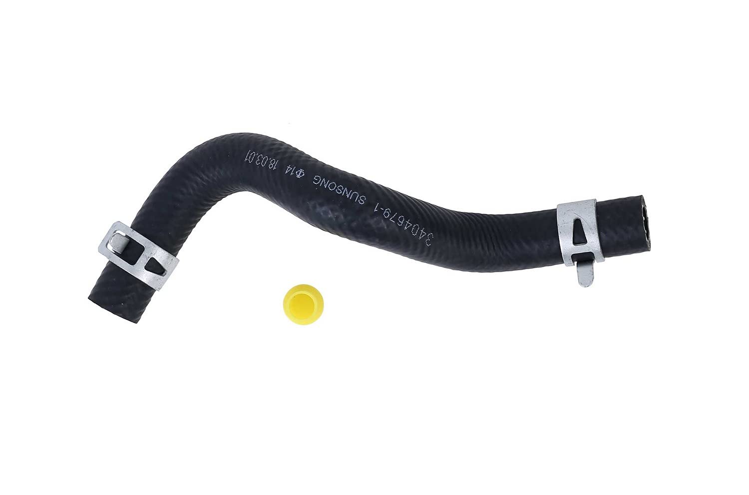 Sunsong 3404679 Power Steering Reservoir Hose - High-Quality Replacement for Smooth Steering Performance | Ideal for Car Maintenance & Repair