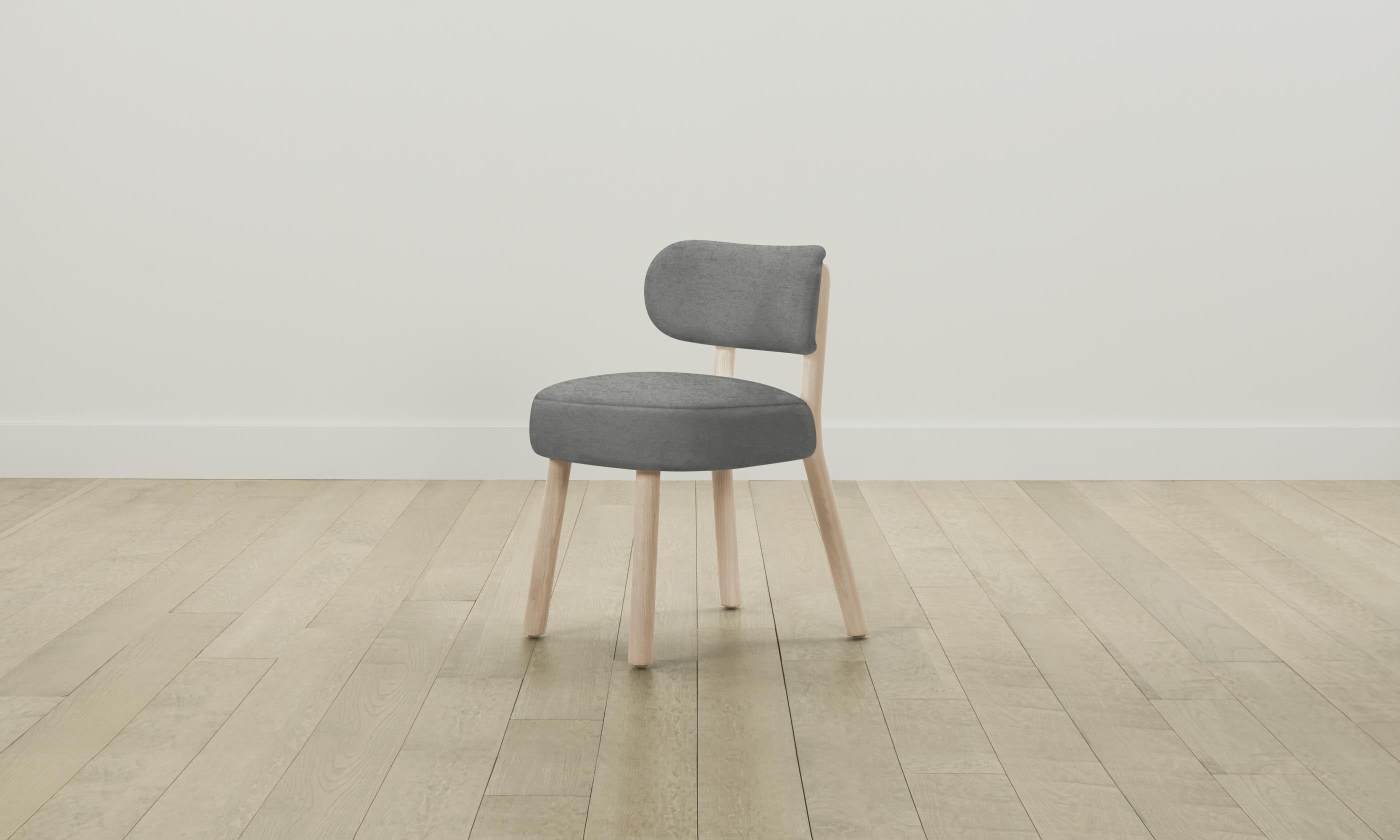The Jane Dining Chair - Performance Tweed Smoke Upholstered Modern Accent Chair for Kitchen, Dining Room & Office - Comfortable & Stylish Seating Solution