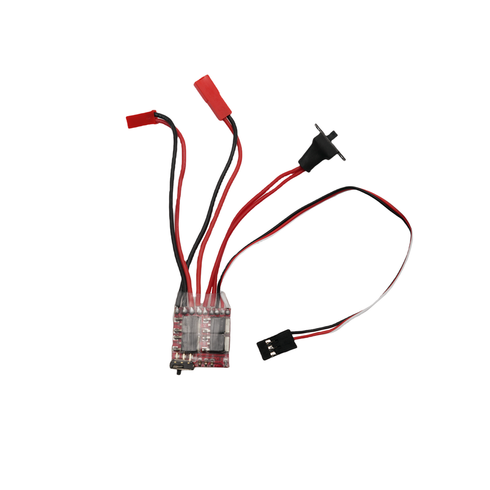 WPL MN RC ESC Upgrade - 20A/30A Brushed Bidirectional Electronic Speed Controller with Brake for RC Cars, Trucks, and Crawlers - Perfect for Off-Road Racing and Crawling Adventures
