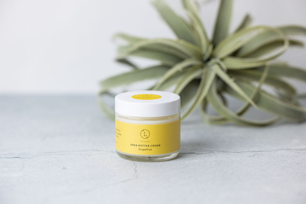 Natural Grapefruit Shea Butter Body Cream & Lotion - Deep Moisturizing for Dry Skin | Perfect for Daily Hydration, After Shower Care & Spa Nights