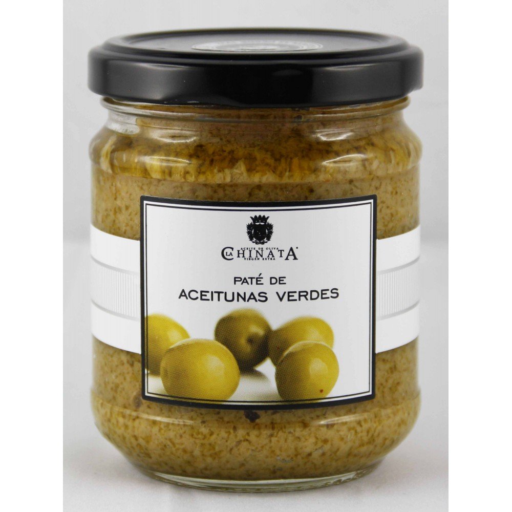 La Chinata Green Olive Tapenade 180g - Premium Plasencia Olive Spread for Appetizers, Sandwiches & Mediterranean Cooking