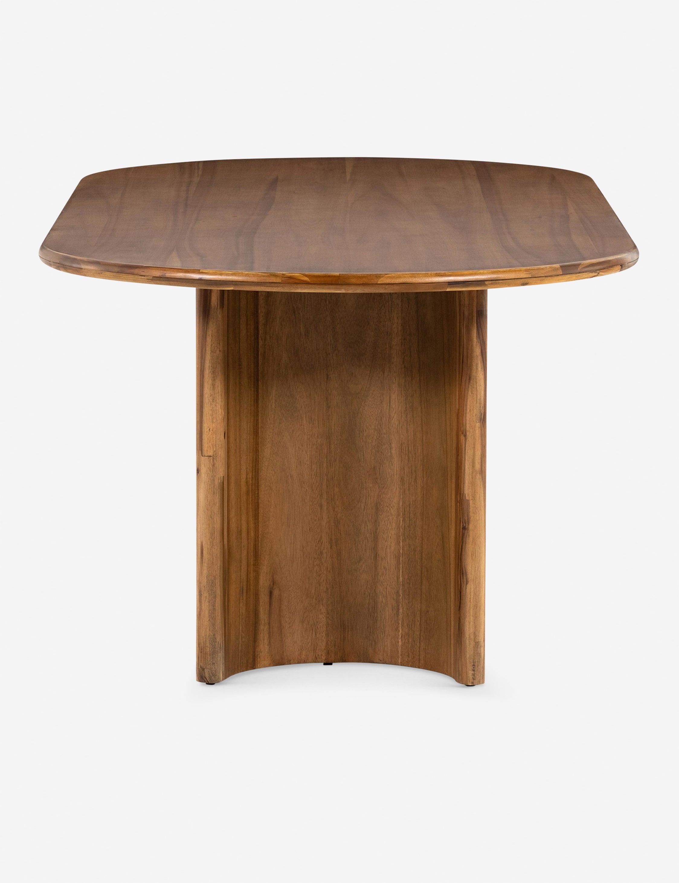 Modern Gilda Oval Dining Table - Solid Wood Kitchen Table for 6 - Perfect for Family Dinners & Entertaining Guests
