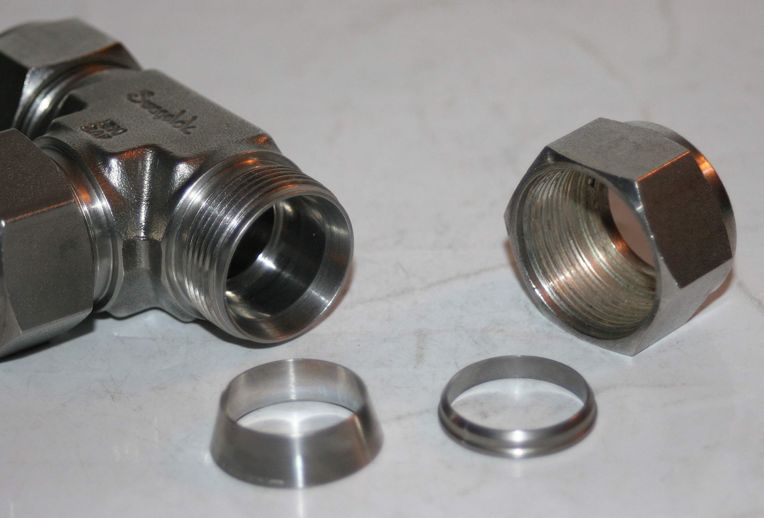 Swagelok 316 Stainless Steel Reducing Union Tee Fitting - 3/4