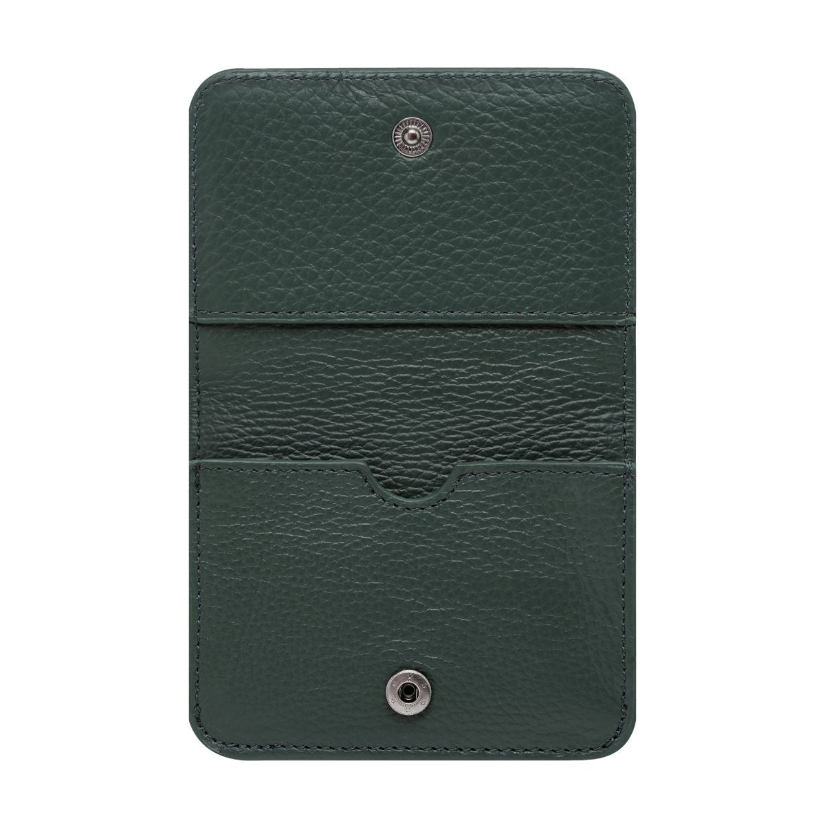 STATUS ANXIETY Miles Away Leather Card Holder Wallet - Slim RFID Blocking Minimalist Wallet for Men & Women - Perfect for Travel, Everyday Use and Gift Giving