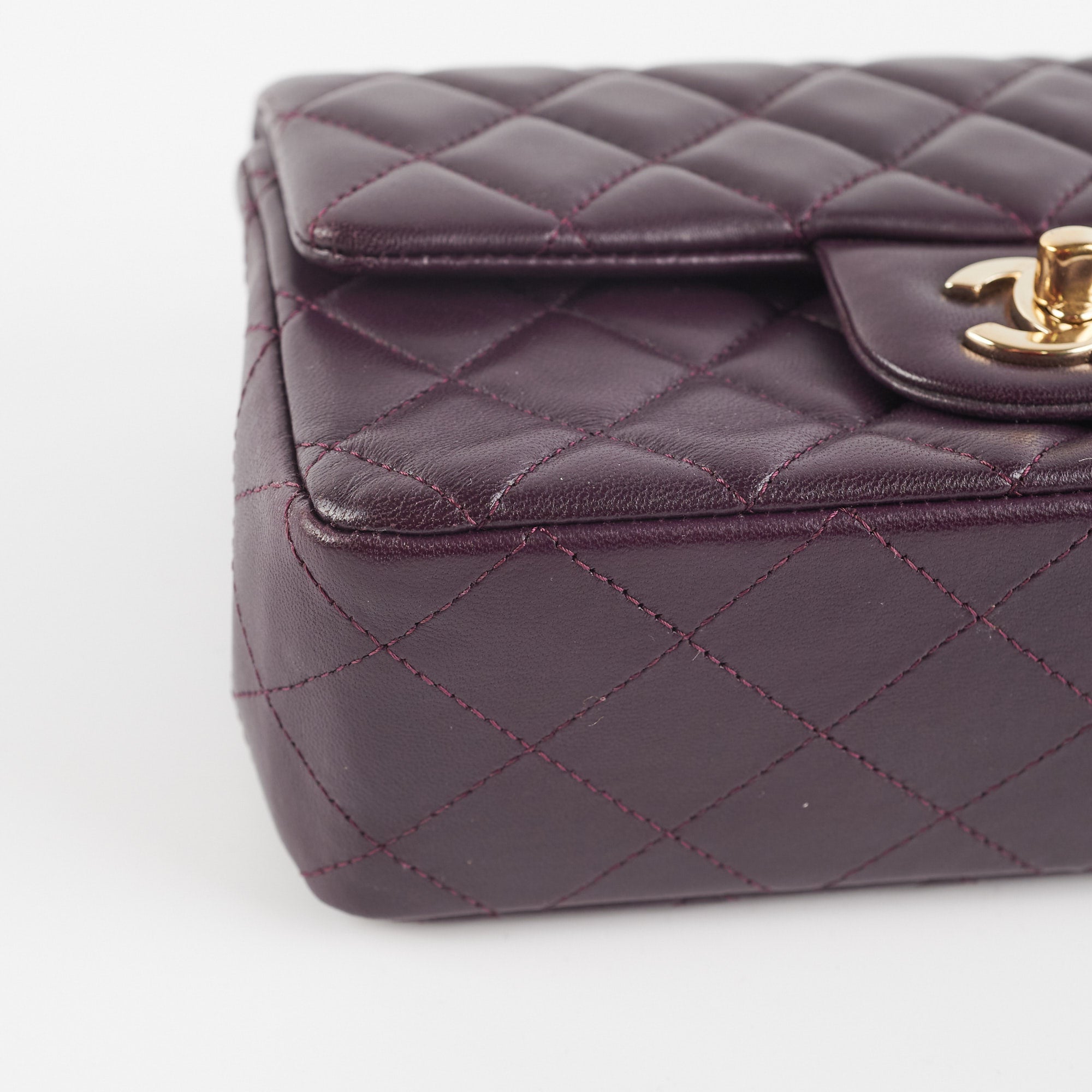 Chanel Mini Rectangular Flap Bag in Purple - Luxury Crossbody Purse for Women, Perfect for Evening Parties & Date Nights