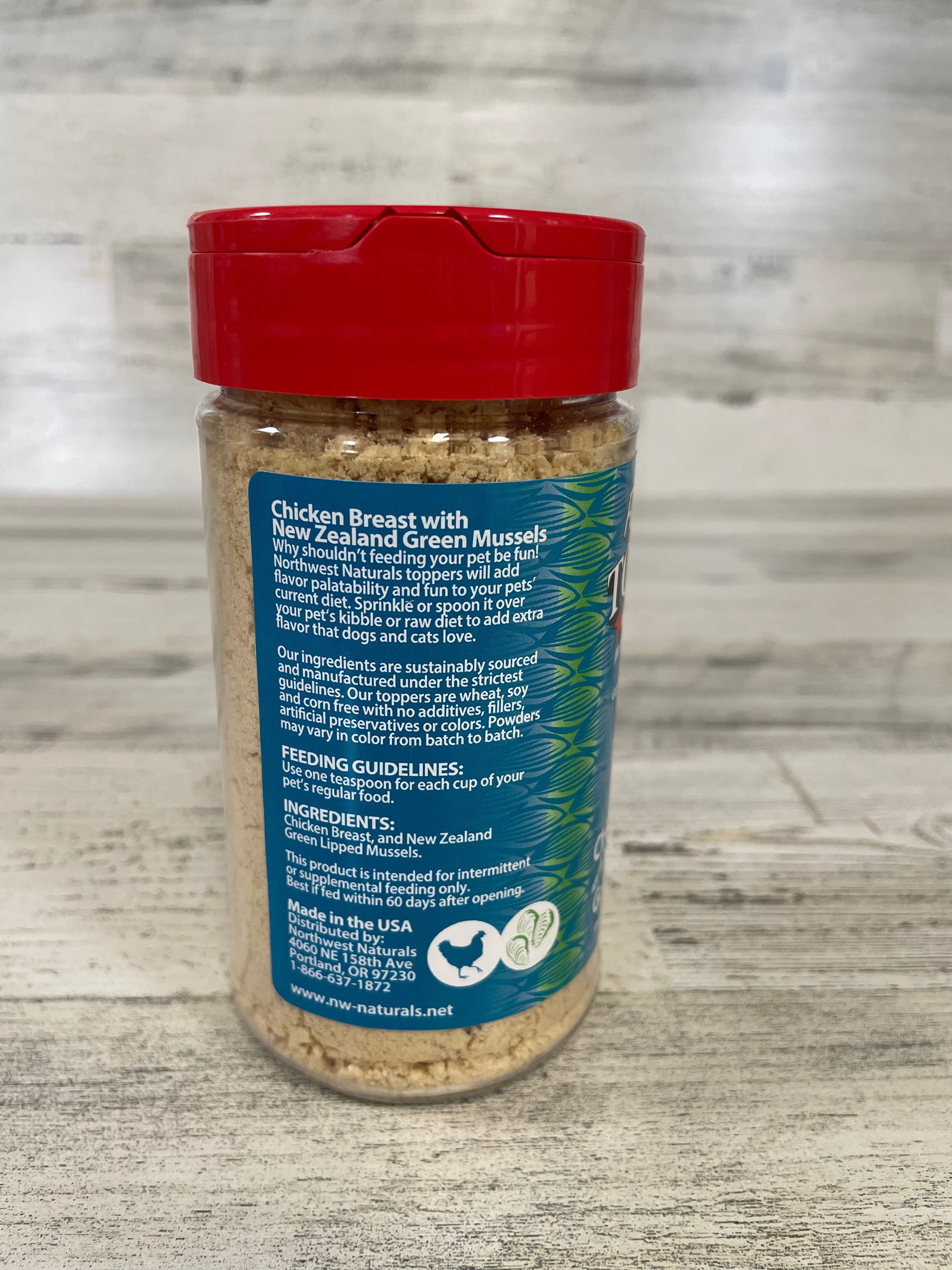 Northwest Naturals Freeze Dried Dog Food Toppers - High Protein Natural Pet Food Supplement for Dogs & Cats - Perfect for Picky Eaters, Kibble Enhancer, and Raw Diet Topping