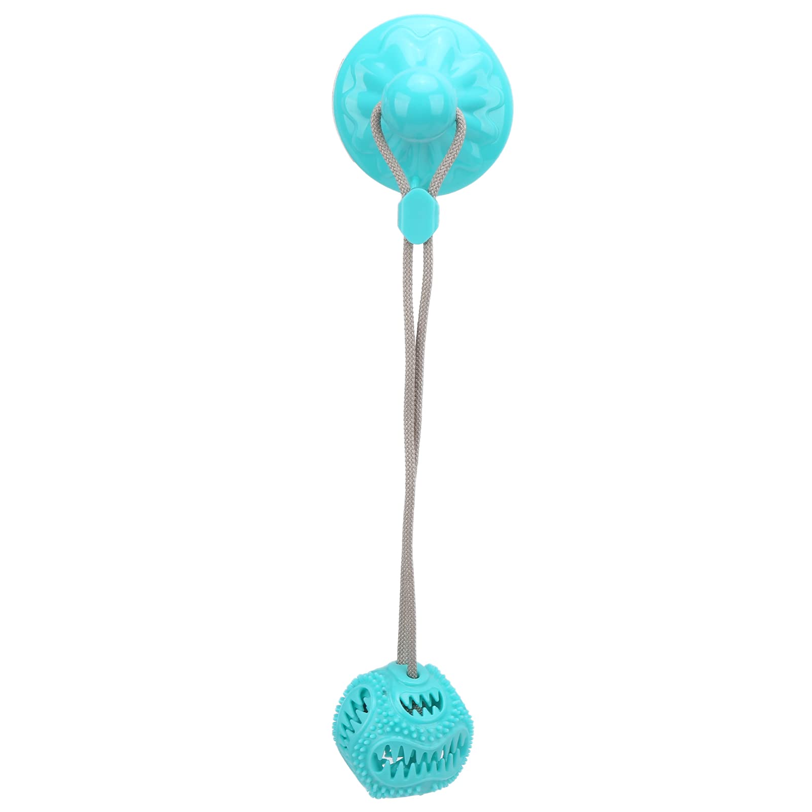 **LZKW Durable Dog Rope Chew Toy with Bell - Bite-Resistant Molar Ball for Small & Medium Dogs - Interactive Play for Indoors & Outdoors (Lake Blue) - Perfect for Teething, Training & Playtime**