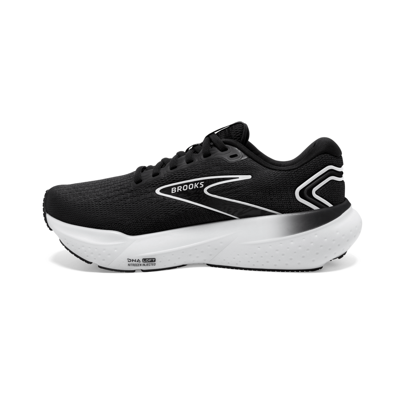 Brooks Glycerin 21 Women's Running Shoes - Black/Grey/White (B Width) | Cushioned Road Running Sneakers for Women | Perfect for Marathon Training, Long Distance Running & Everyday Workouts