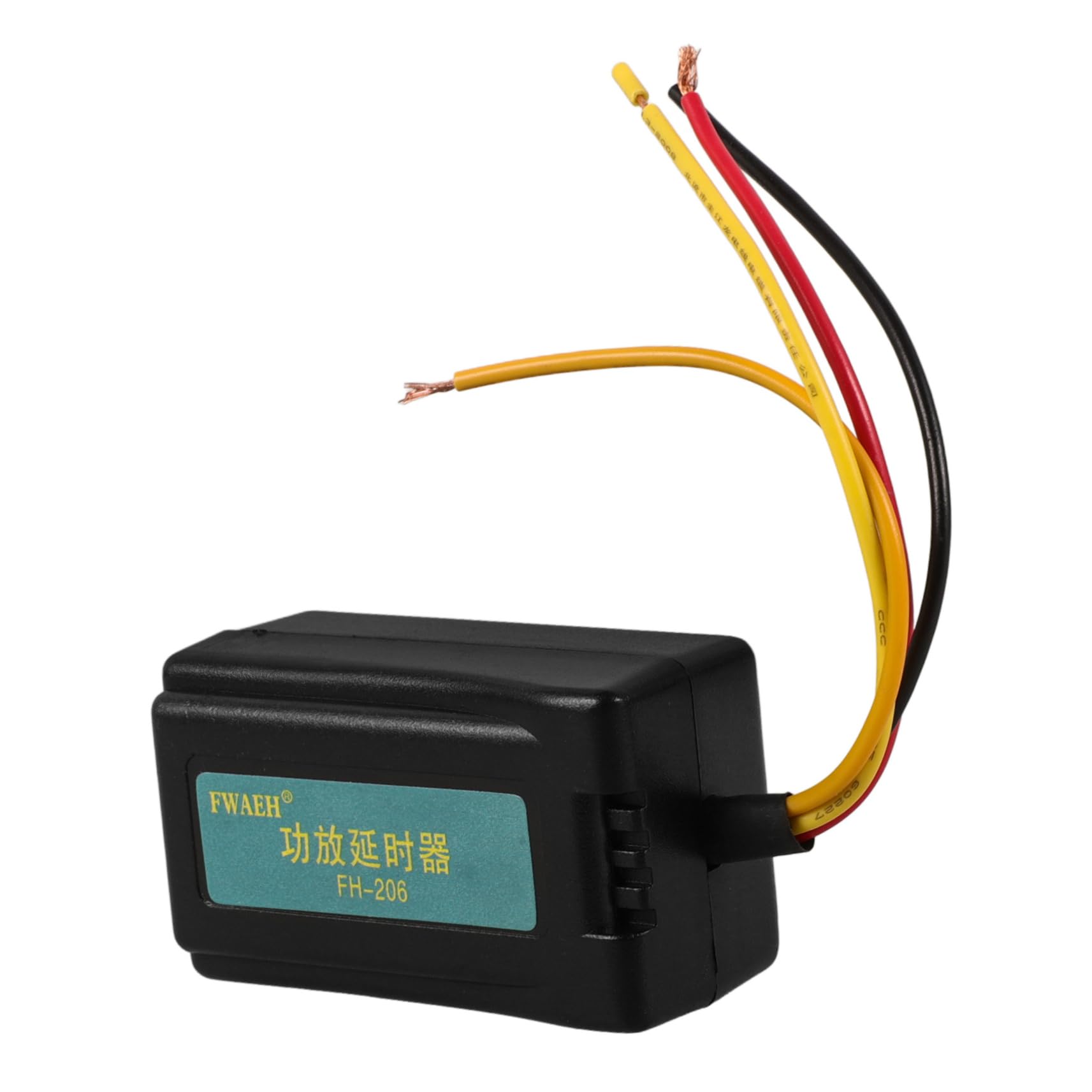 12V Automotive Digital Delay Relay Timer Module - Precision Low Voltage Start-up for Car Audio System & Speaker Control | Perfect for DIY Car Audio Projects & Vehicle Electrical Upgrades