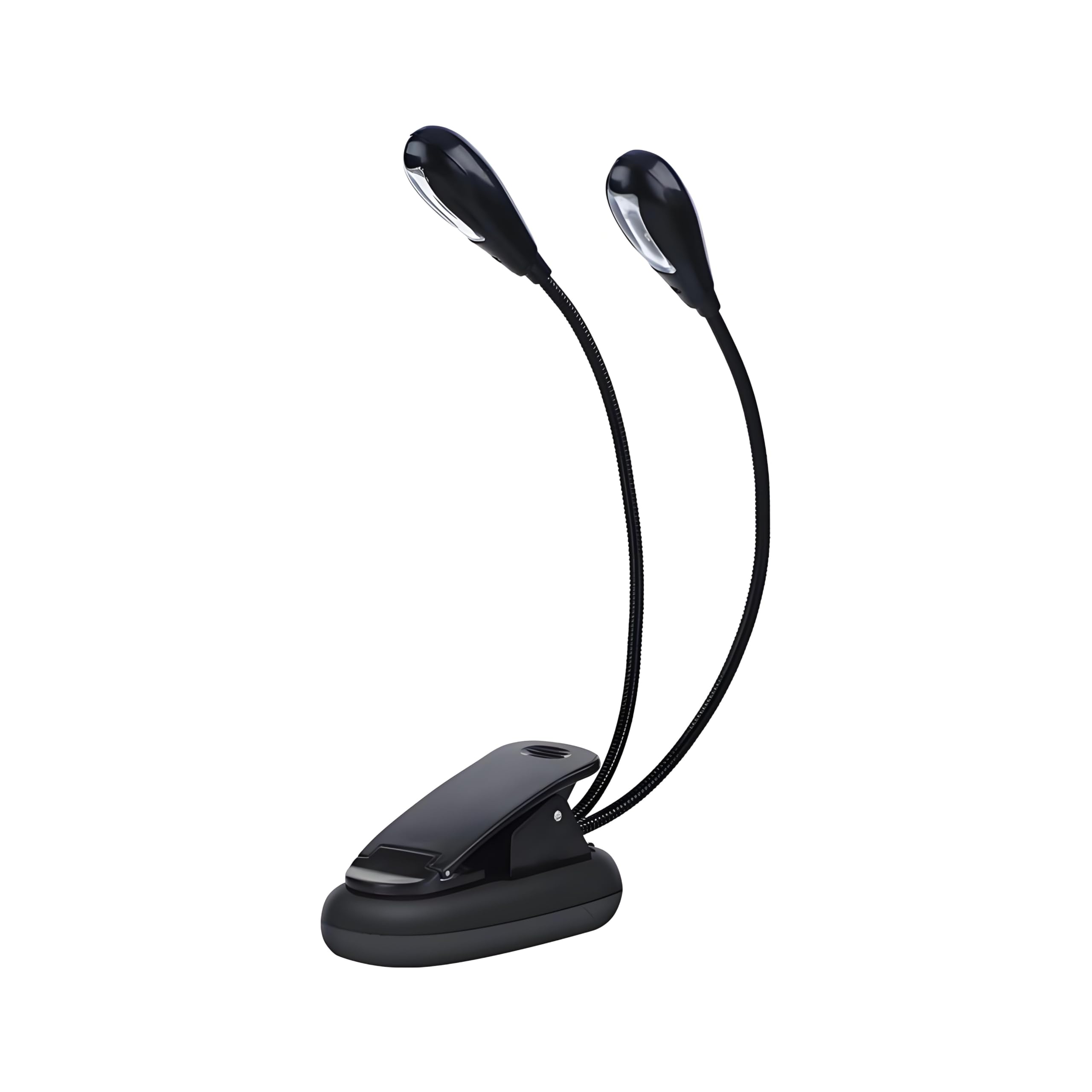 Adjustable LED Clip-On Reading Light with 8 Bright LEDs - Perfect for E-Readers, Books & Bed Headboards - Ideal for Night Reading, Travel & Bedtime Use