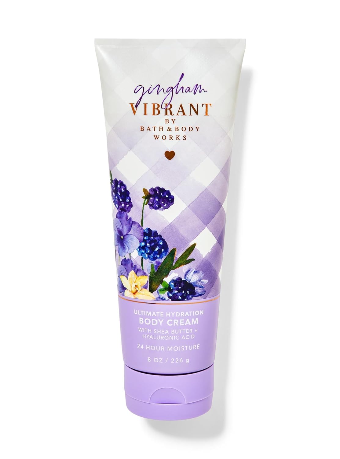 QURA Gingham Vibrant Ultimate Hydration Body Cream - Deep Moisturizing Lotion for Dry Skin, Nourishing & Smoothing - Perfect for Daily Skincare Routine & After Shower Use