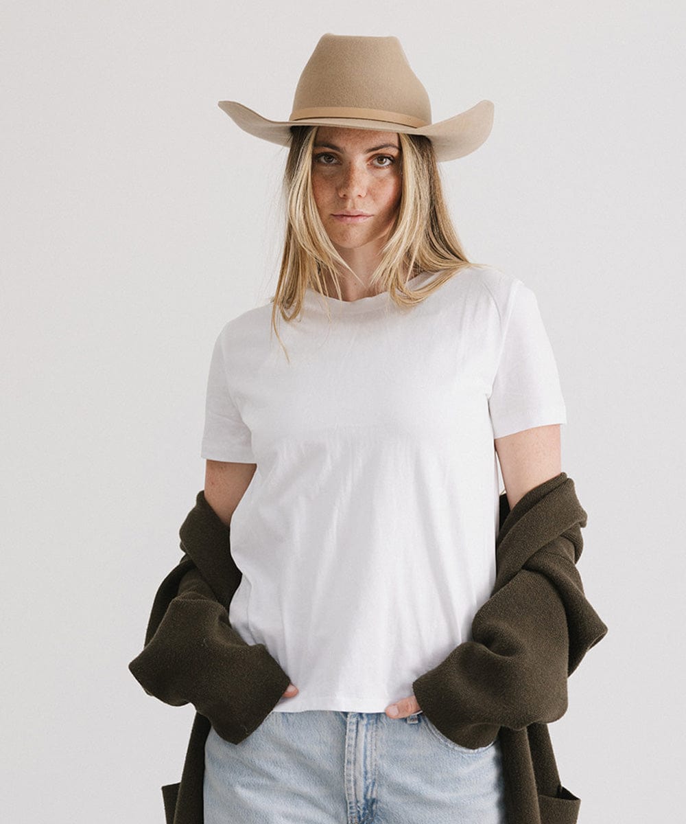 Shane Genuine Leather Cowboy Hat for Men & Women - Western Rodeo Style Sun Protection - Perfect for Country Music Festivals, Rodeos & Outdoor Adventures