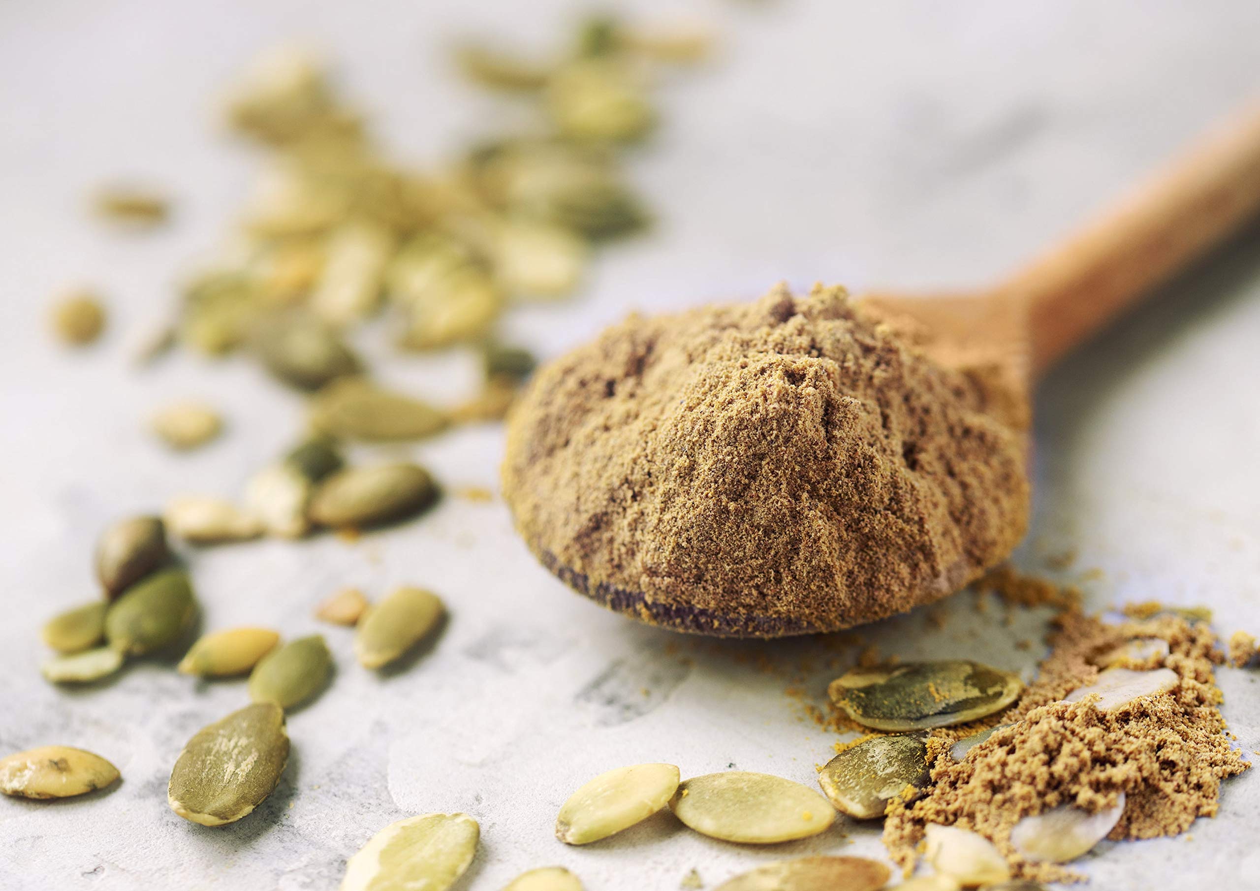 Food to Live Organic Toasted Pumpkin Seed Protein Powder - 1.5lb (24oz) | 60% Plant-Based Protein, Non-GMO, Vegan, Kosher | Perfect for Baking, Smoothies, Protein Shakes & Healthy Snacks | High Protein Superfood for Athletes & Fitness Enthusiasts