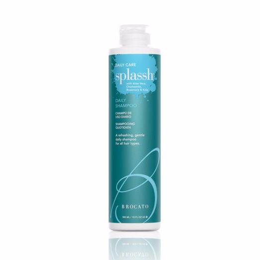 Brocato Splassh Daily Shampoo for All Hair Types - Gentle Cleansing & Hydration for Soft, Shiny Hair | Perfect for Daily Use at Home & Salon