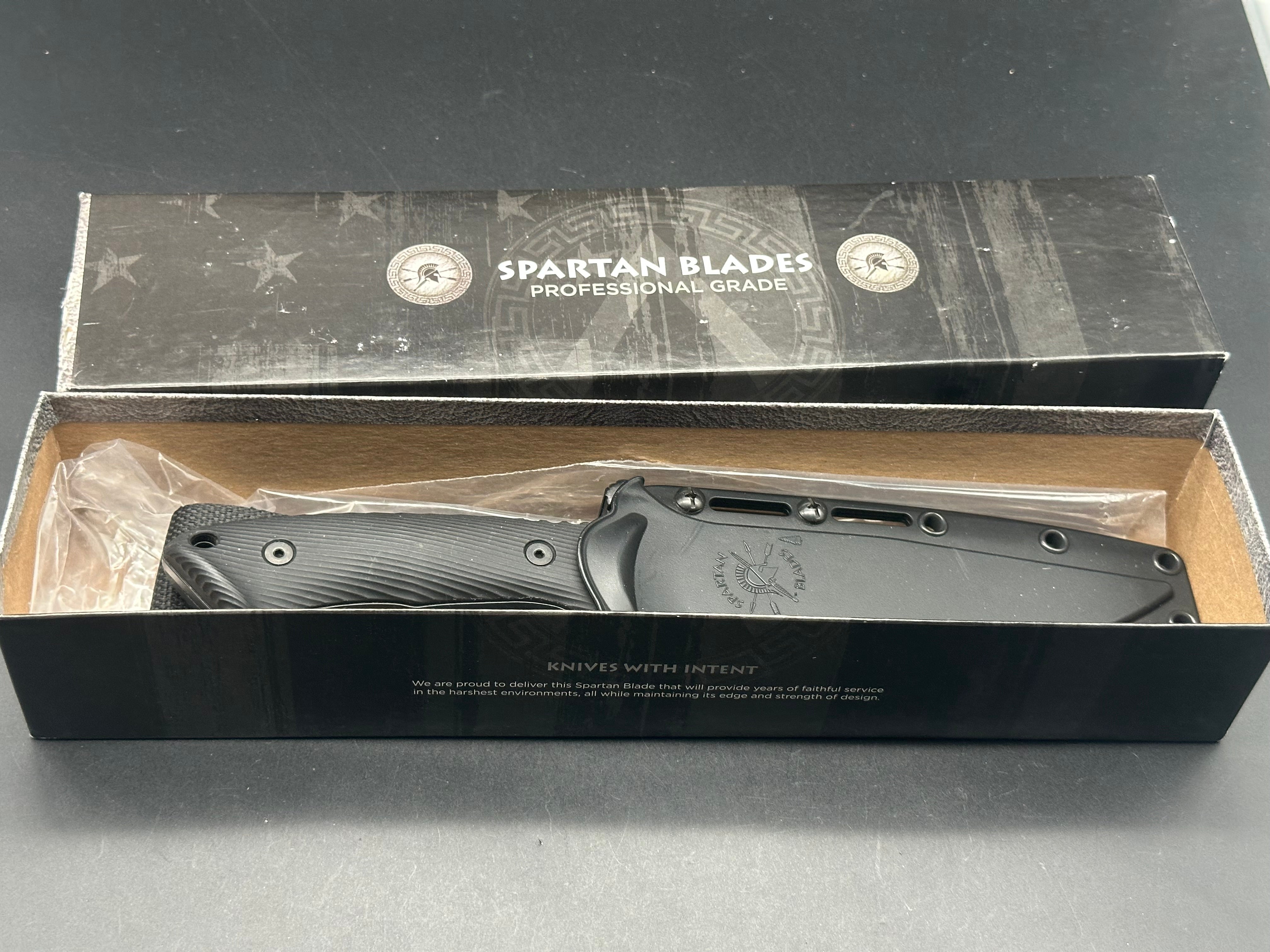 Spartan Blades Harsey Fighter Fixed Blade Knife - 6.1